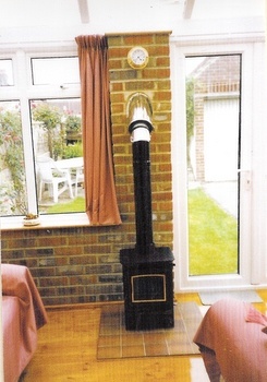 wood burning stove conservatory